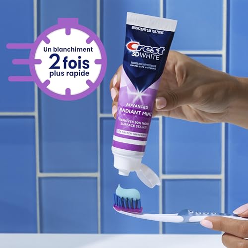 Crest 3D White Advanced Teeth Whitening Toothpaste
