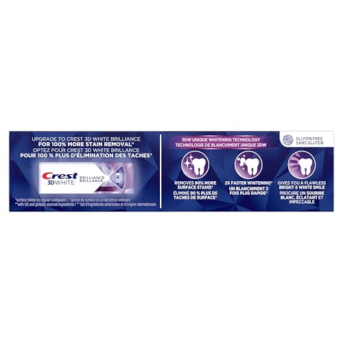 Crest 3D White Advanced Teeth Whitening Toothpaste