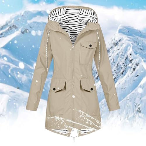 Women's All-Season Rain Jacket Waterproof