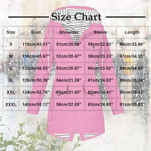 Women's All-Season Rain Jacket Waterproof
