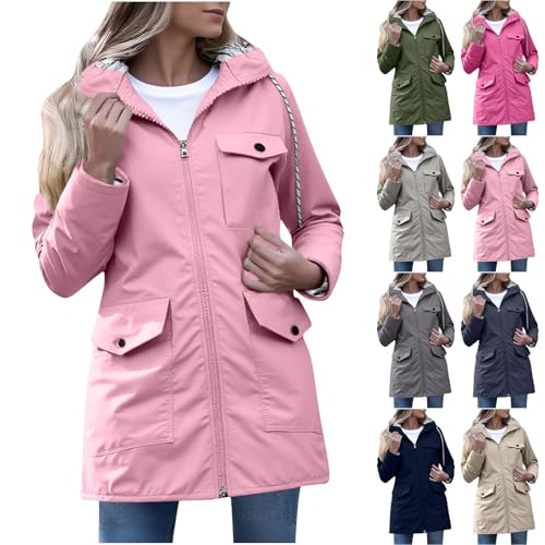 Women's All-Season Rain Jacket Waterproof