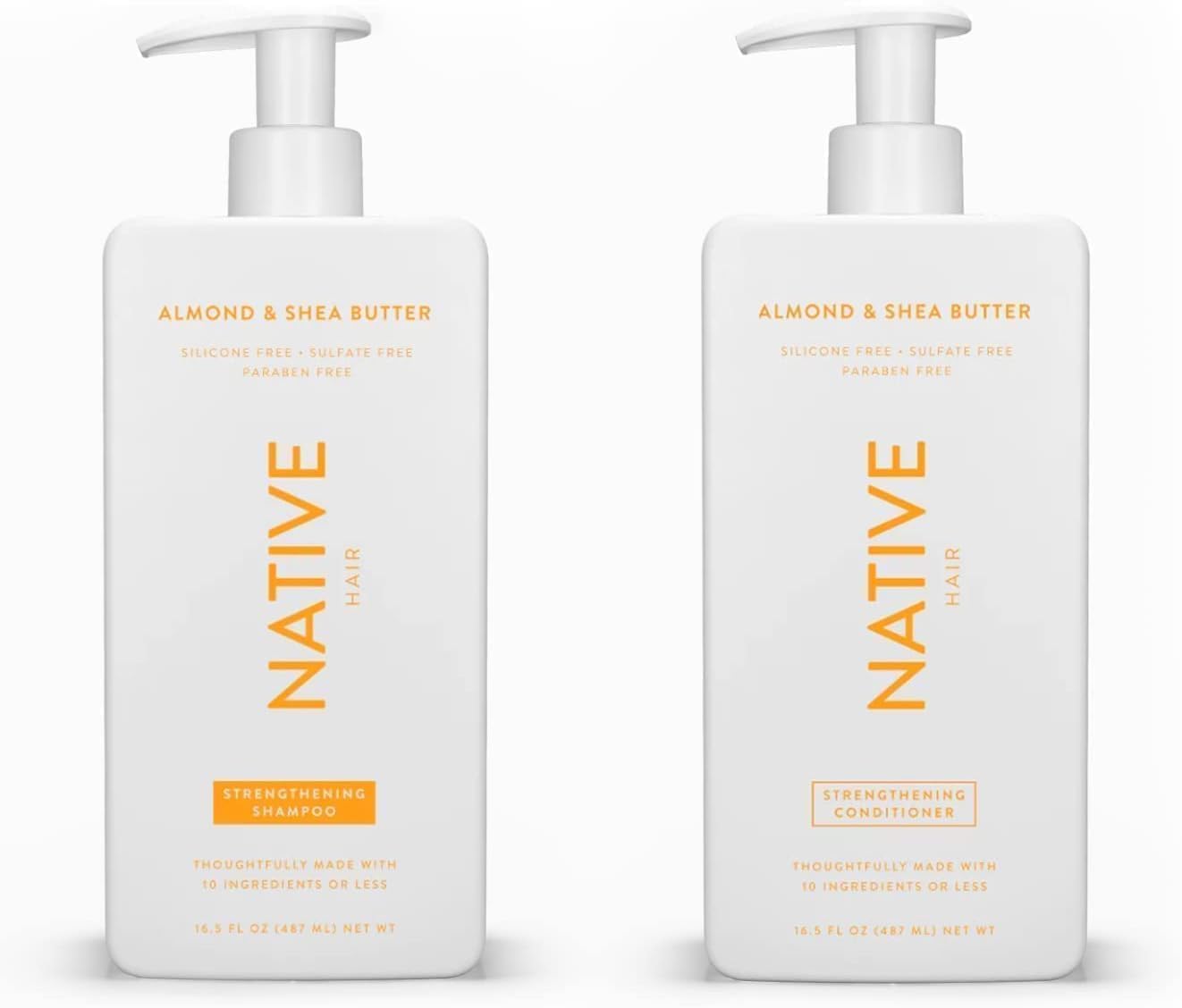 Native Almond& Shea Butter Moisturizing Shampoo and Conditioner Set