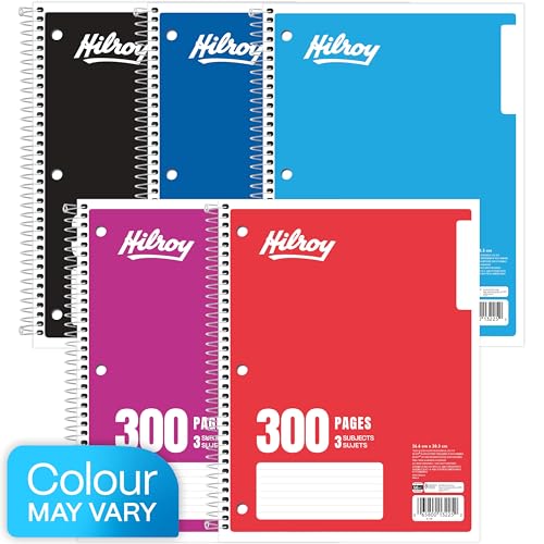 Hilroy Coil 3-subject Notebook