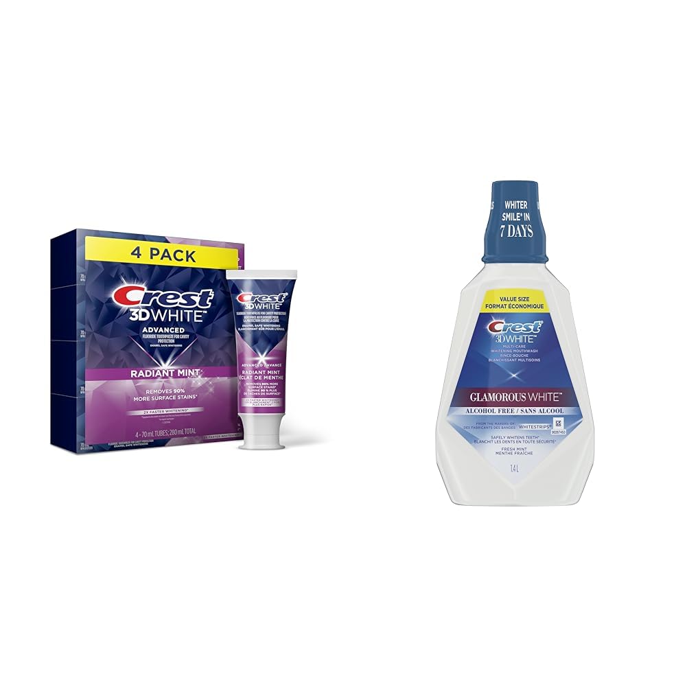 Crest 3D White Advanced Teeth Whitening Toothpaste