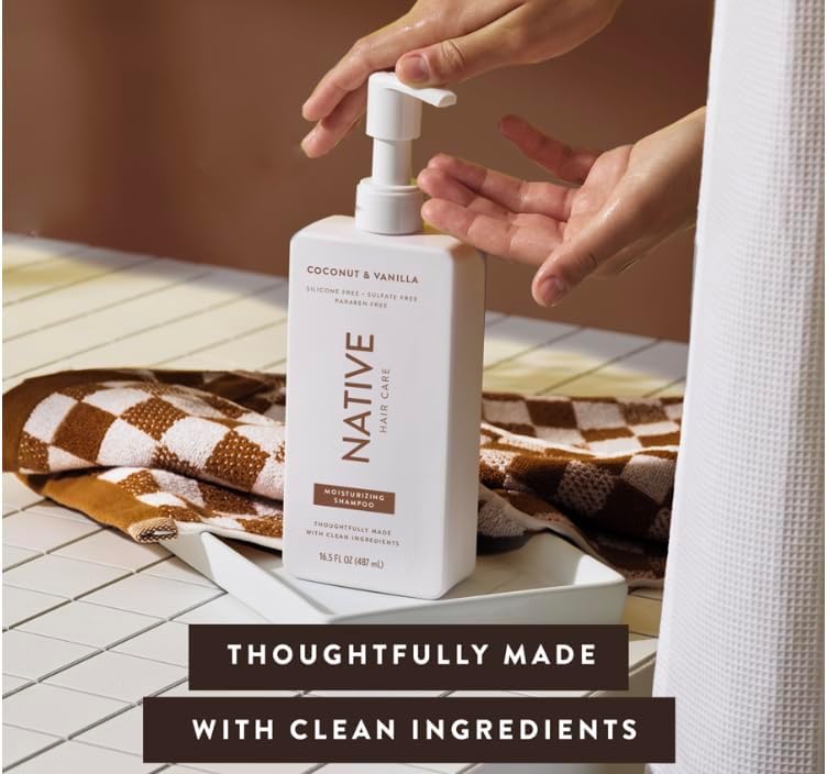 Native Coconut & Vanilla Moisturizing Shampoo and Conditioner Set