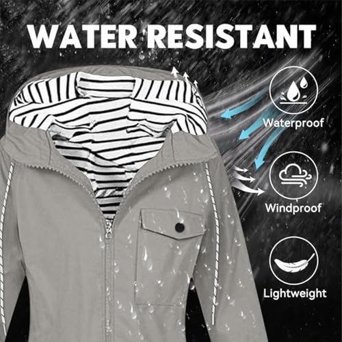 Women's All-Season Rain Jacket Waterproof