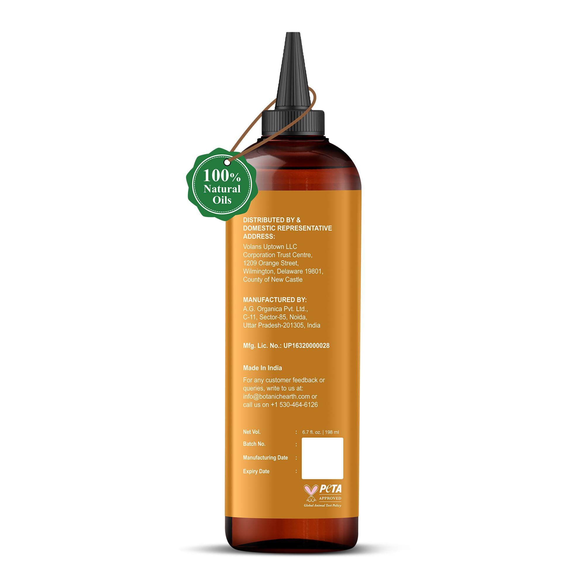 Botanic Hearth Argan, Castor or Rosemary Oil