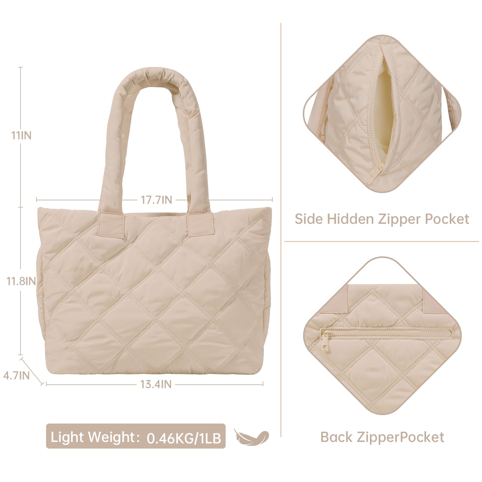 Puffer Women Tote Bag