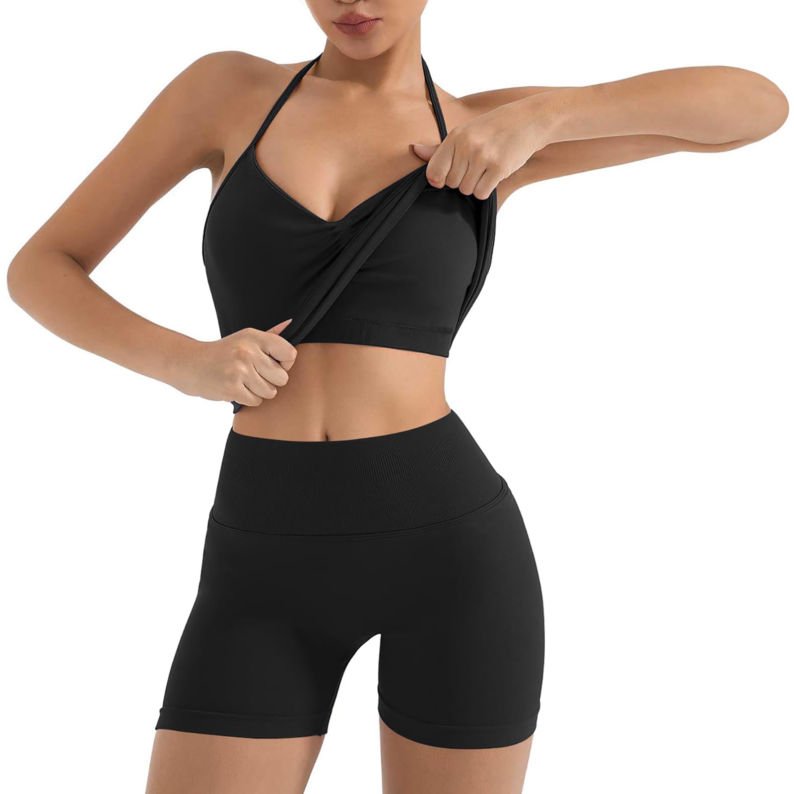 Jetjoy Halter Sports Bras