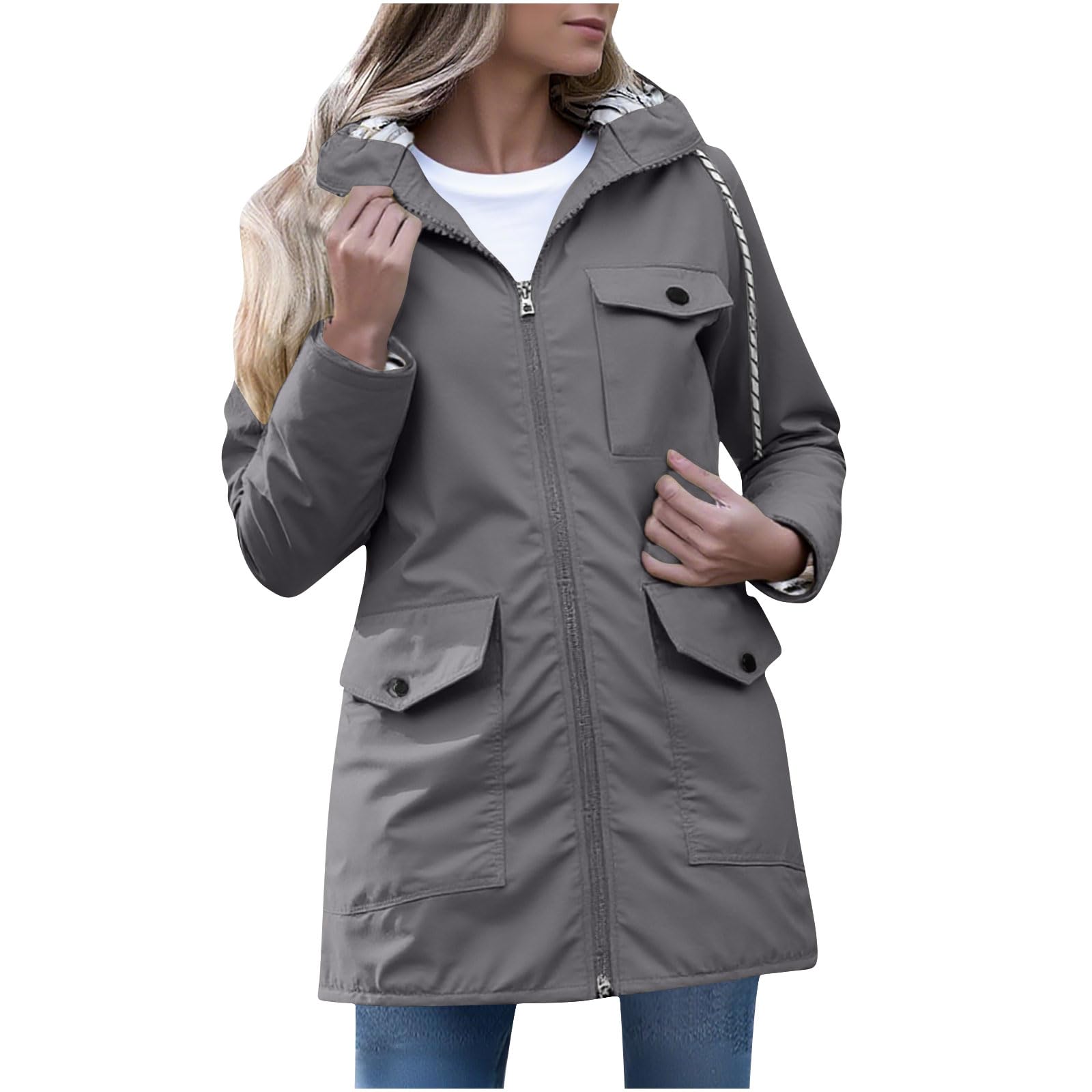 Women's All-Season Rain Jacket Waterproof