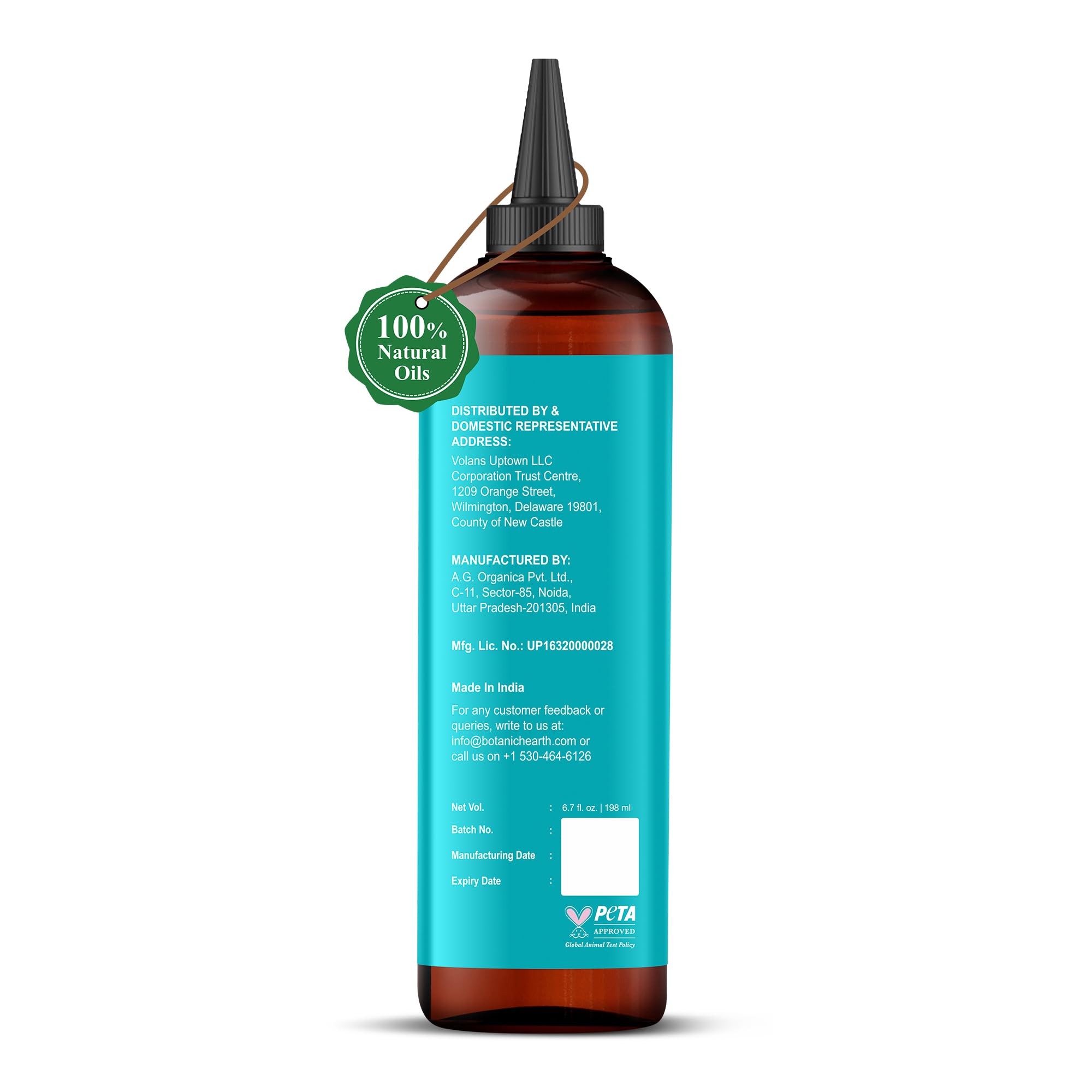 Botanic Hearth Argan, Castor or Rosemary Oil