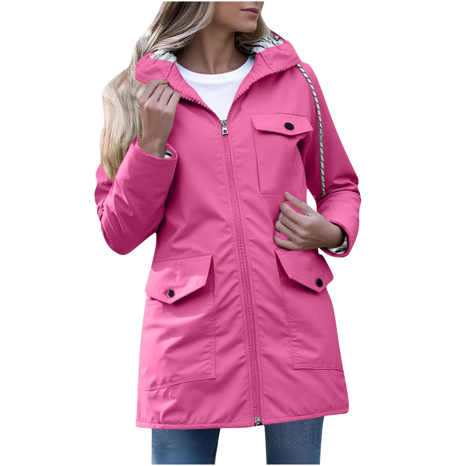 Women's All-Season Rain Jacket Waterproof