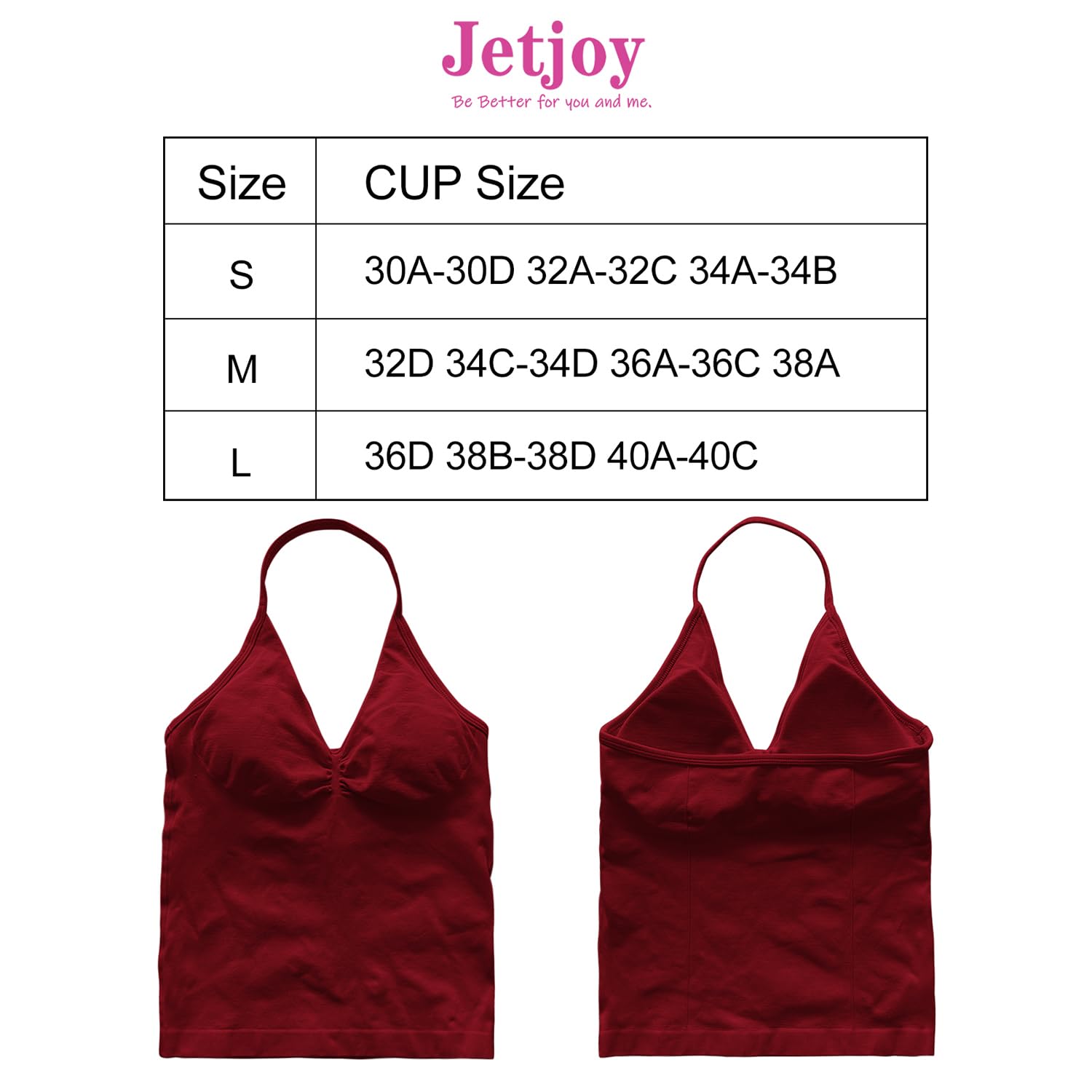 Jetjoy Halter Sports Bras