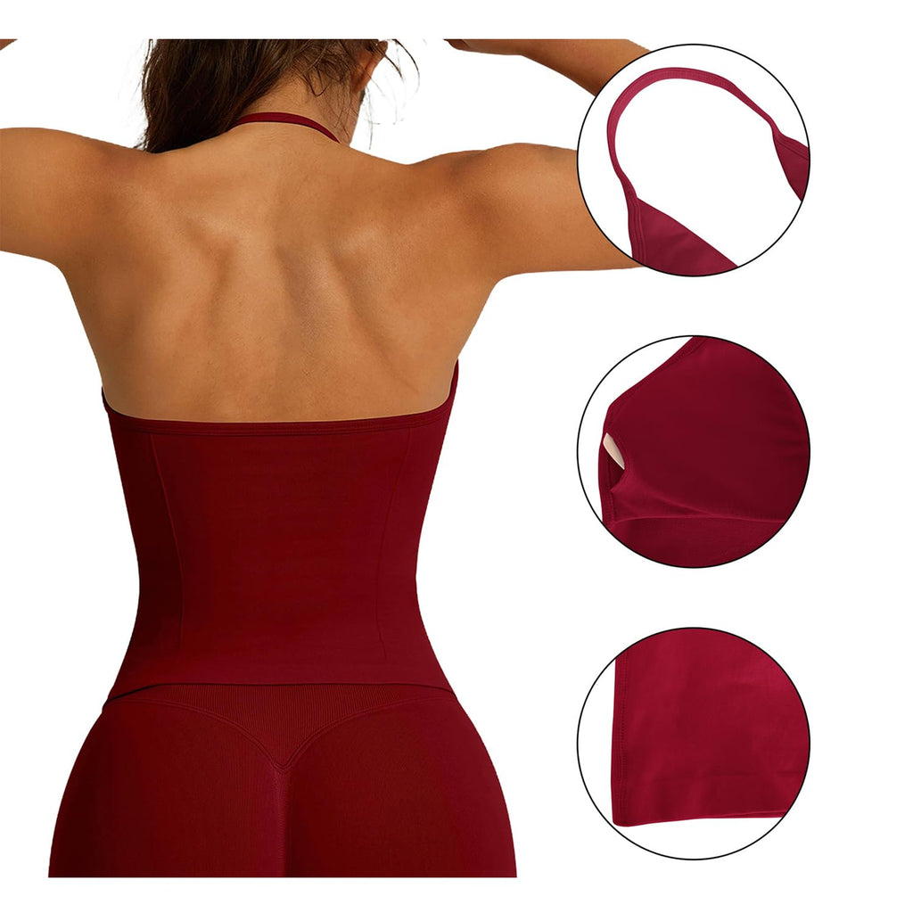 Jetjoy Halter Sports Bras