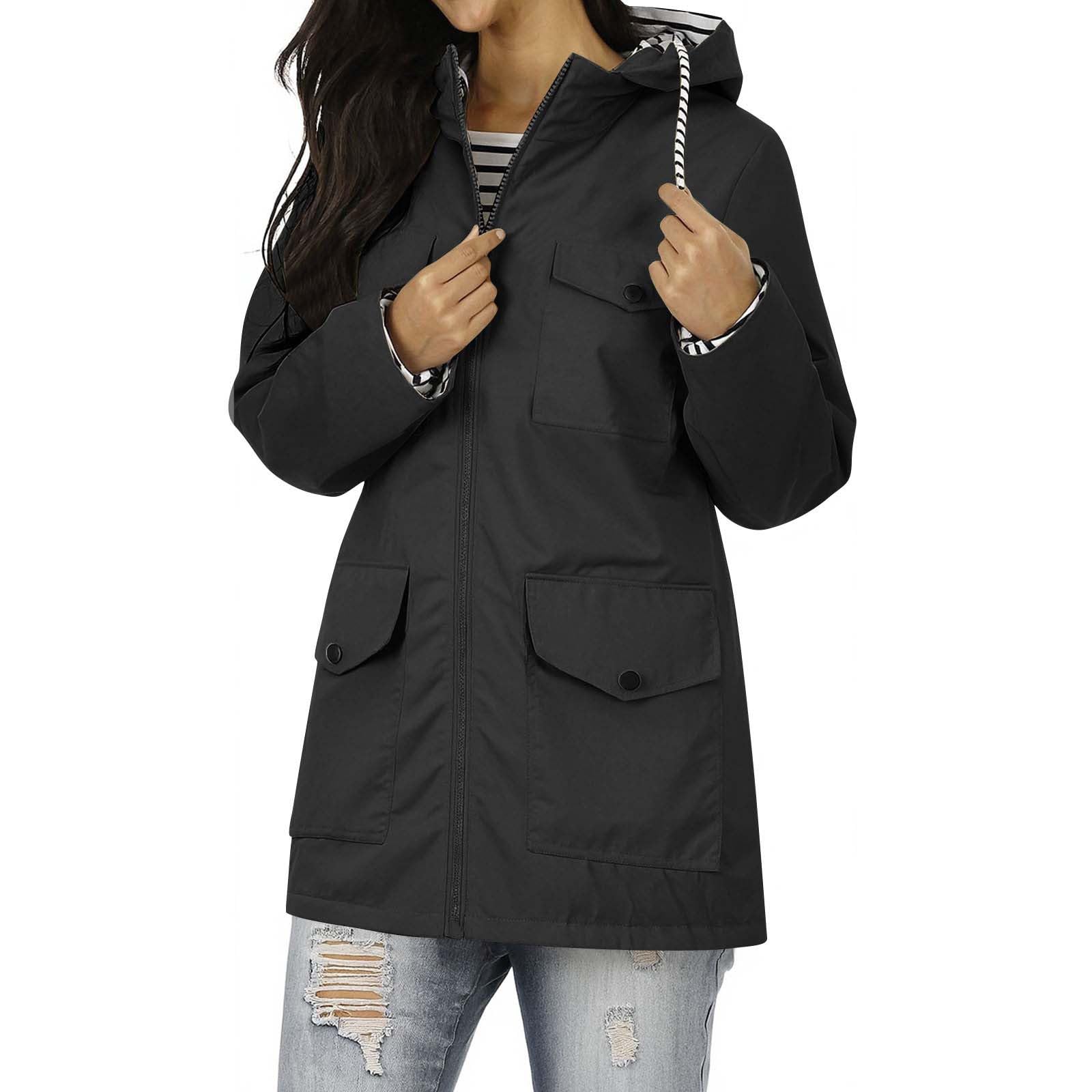 Women's All-Season Rain Jacket Waterproof