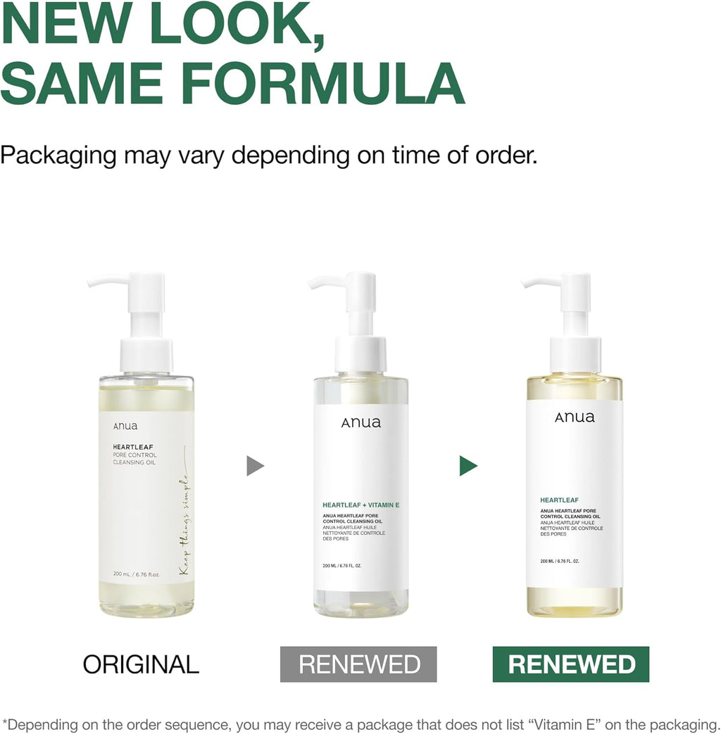 ANUA Heartleaf Pore Control Cleansing Oil Korean Facial Cleanser
