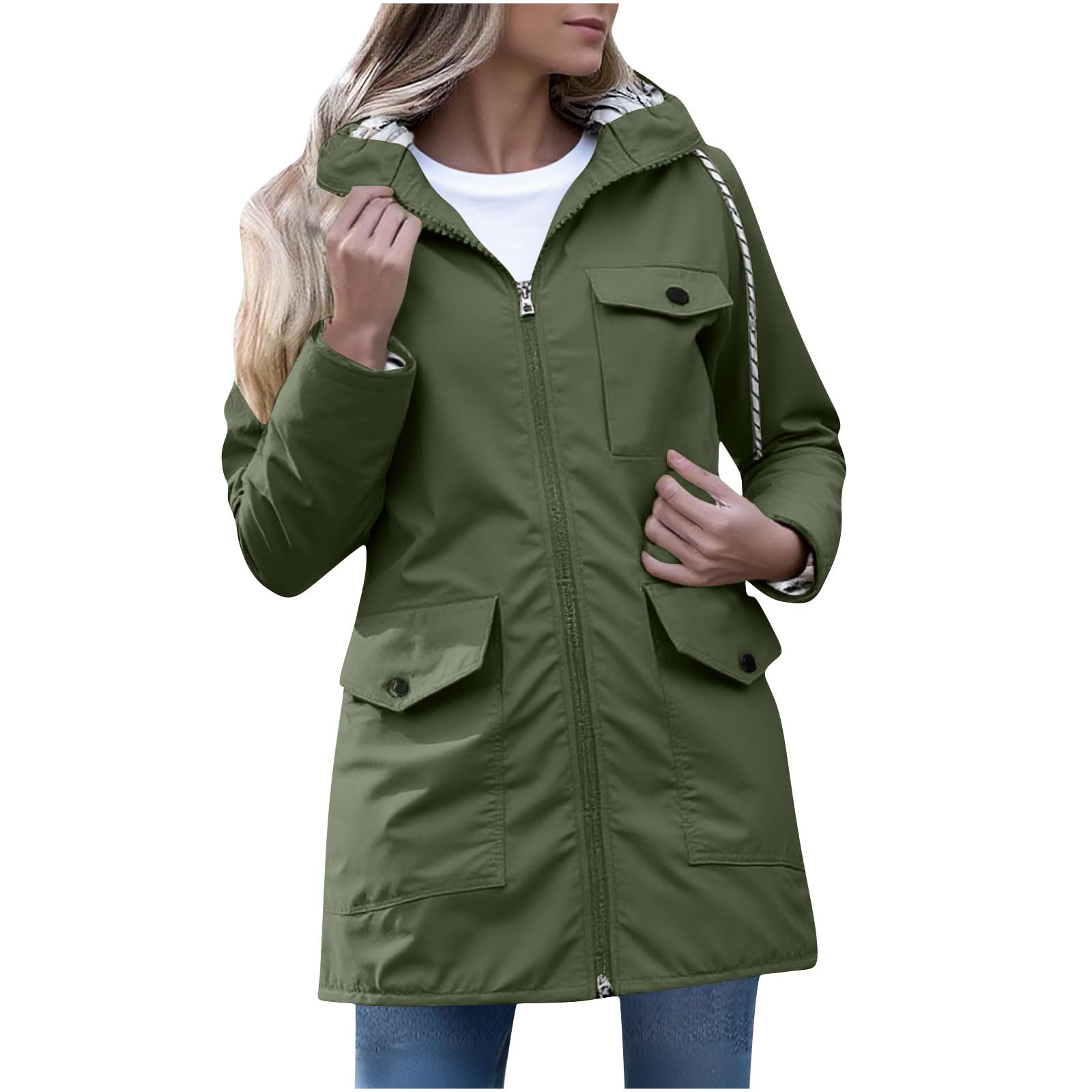 Women's All-Season Rain Jacket Waterproof