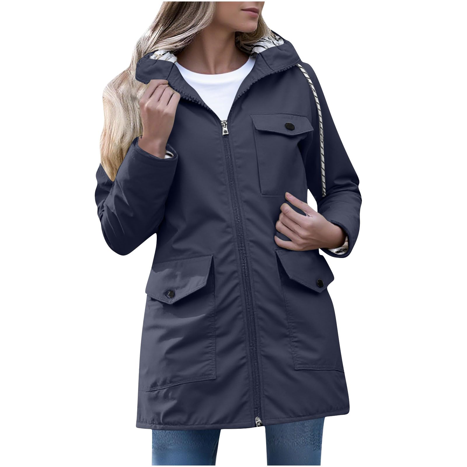 Women's All-Season Rain Jacket Waterproof