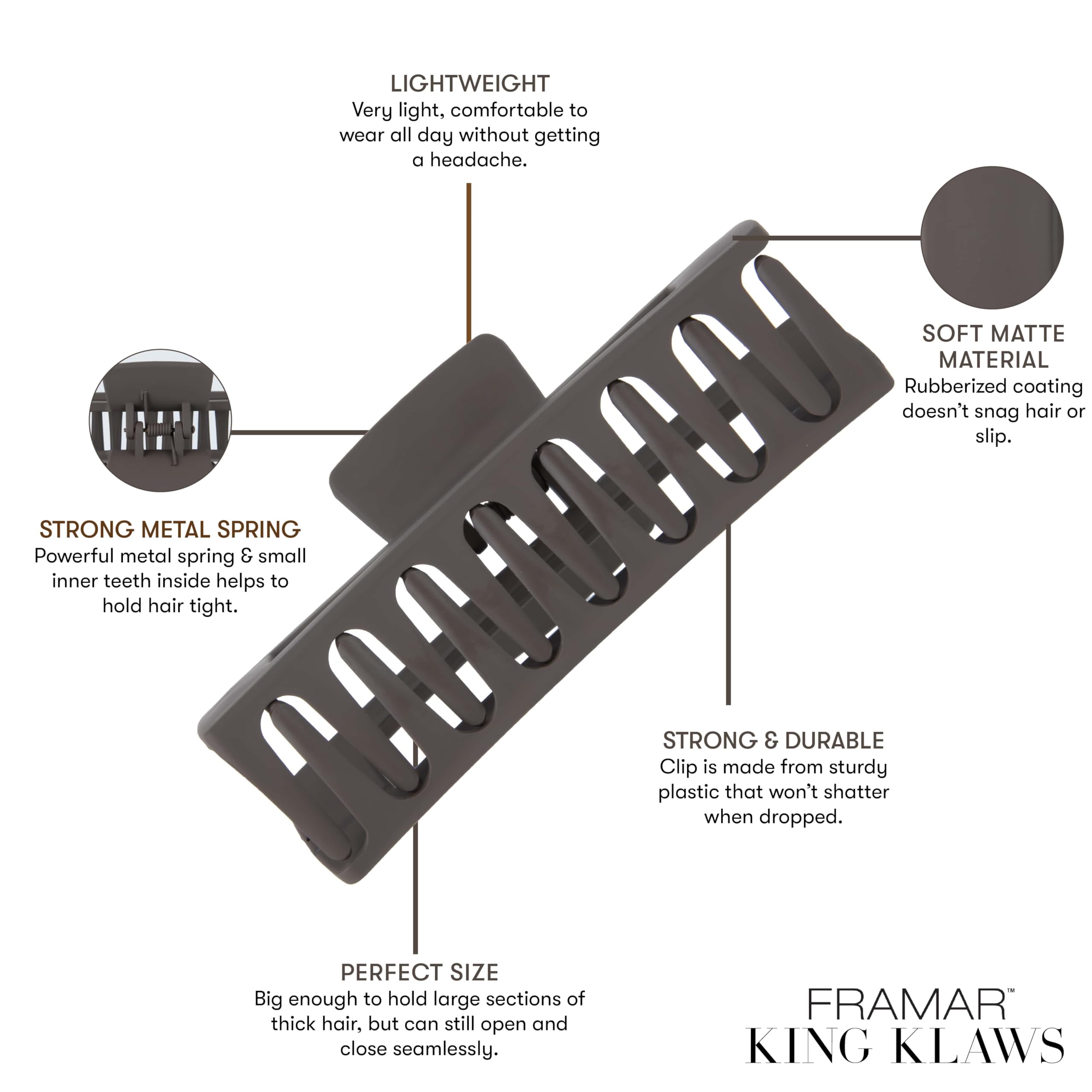 FRAMAR Big Claw Clips