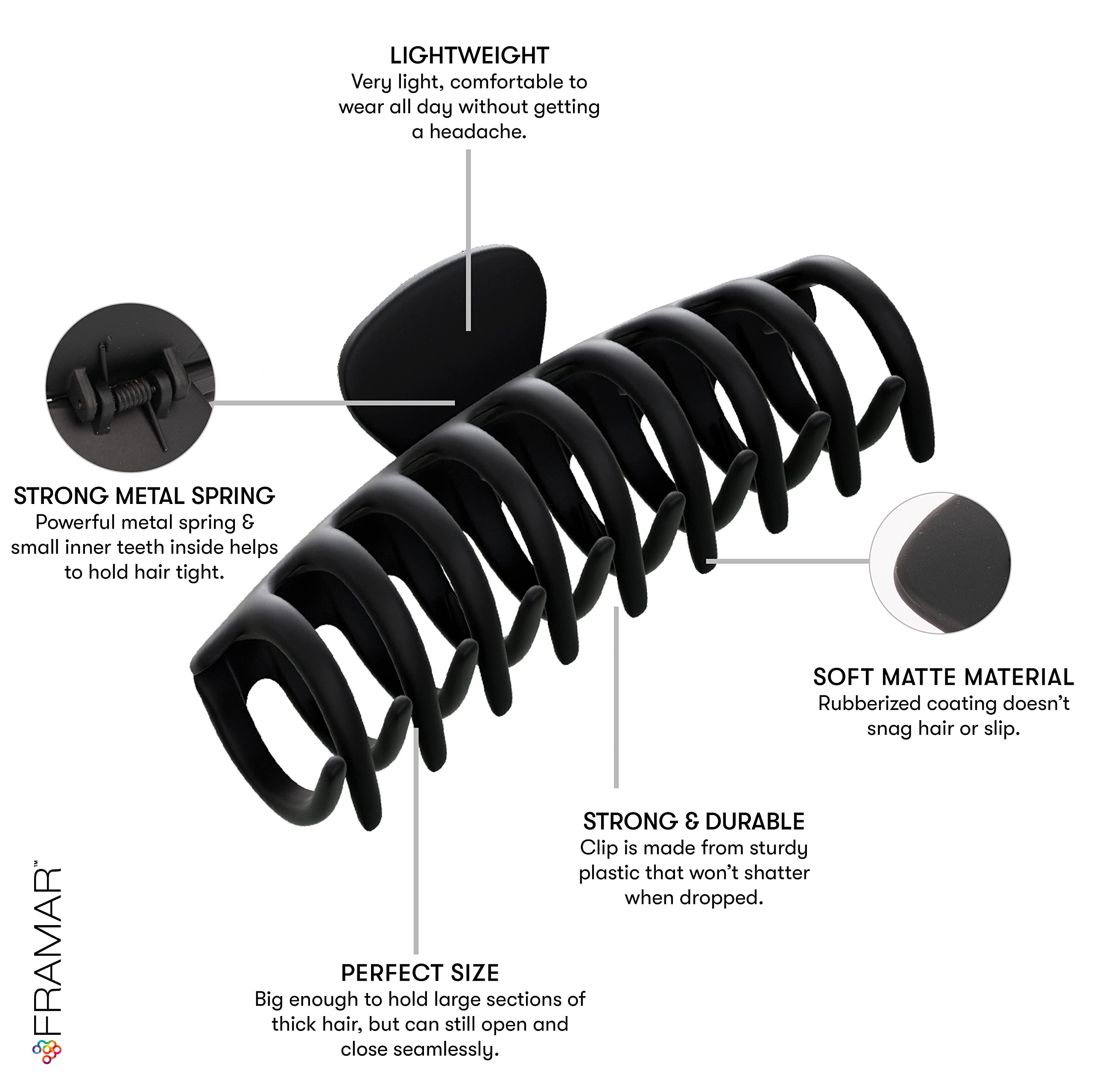 FRAMAR Big Claw Clips