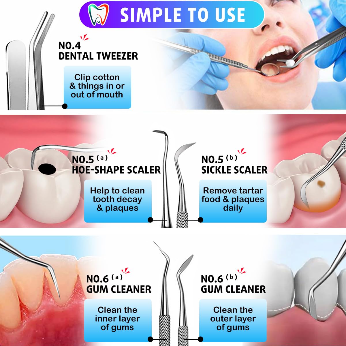 G.CATACC Dental Tools