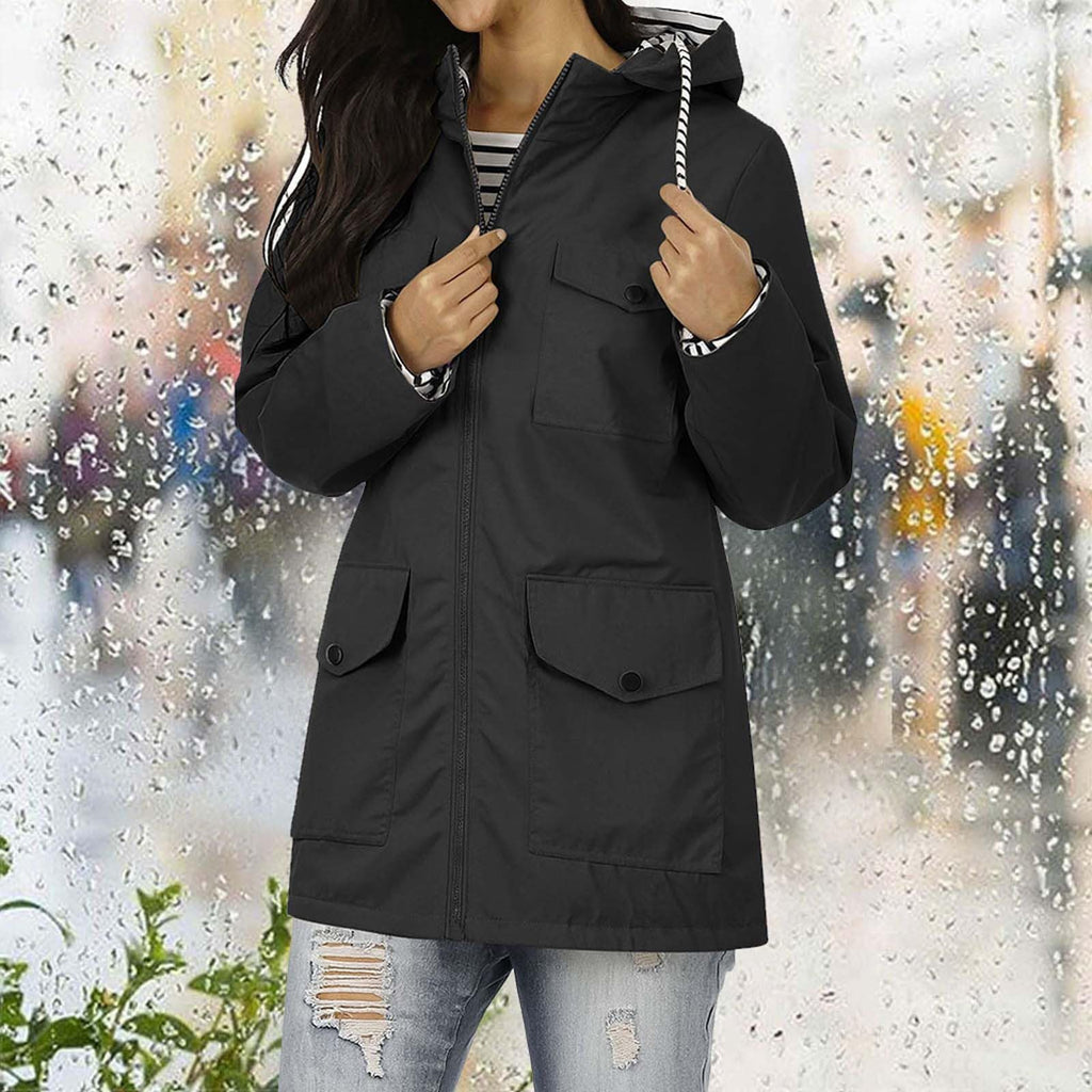 Women's All-Season Rain Jacket Waterproof