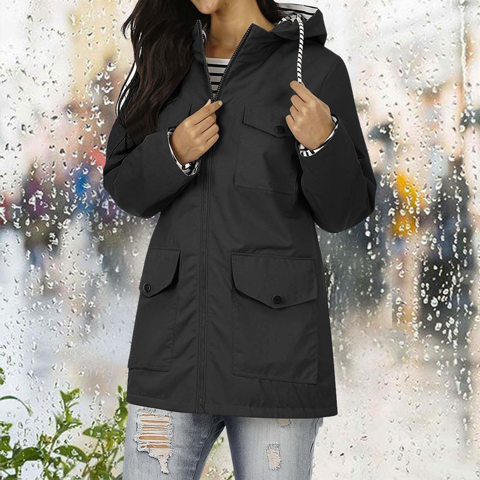Women's All-Season Rain Jacket Waterproof