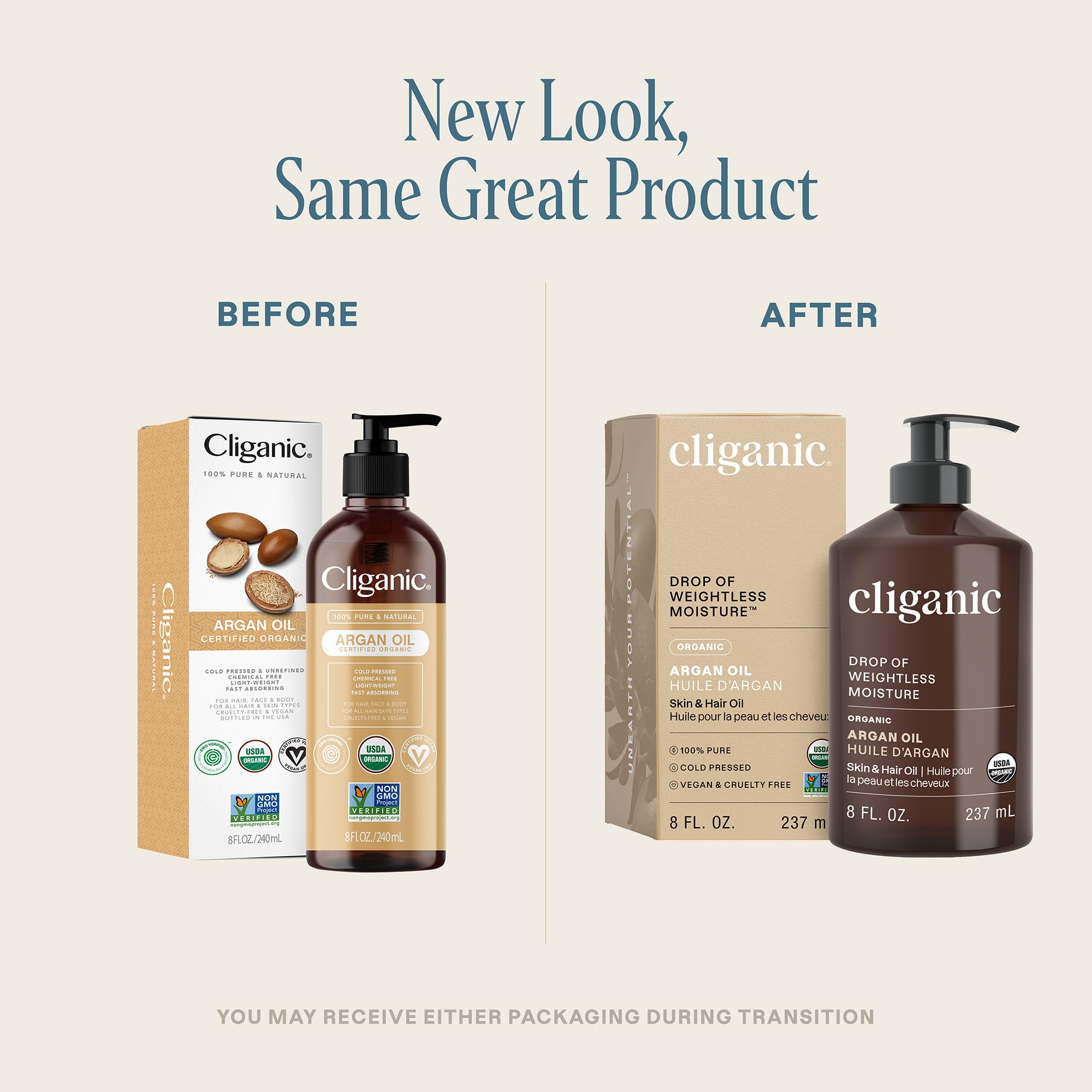 Cliganic USDA Organic Argan Oil