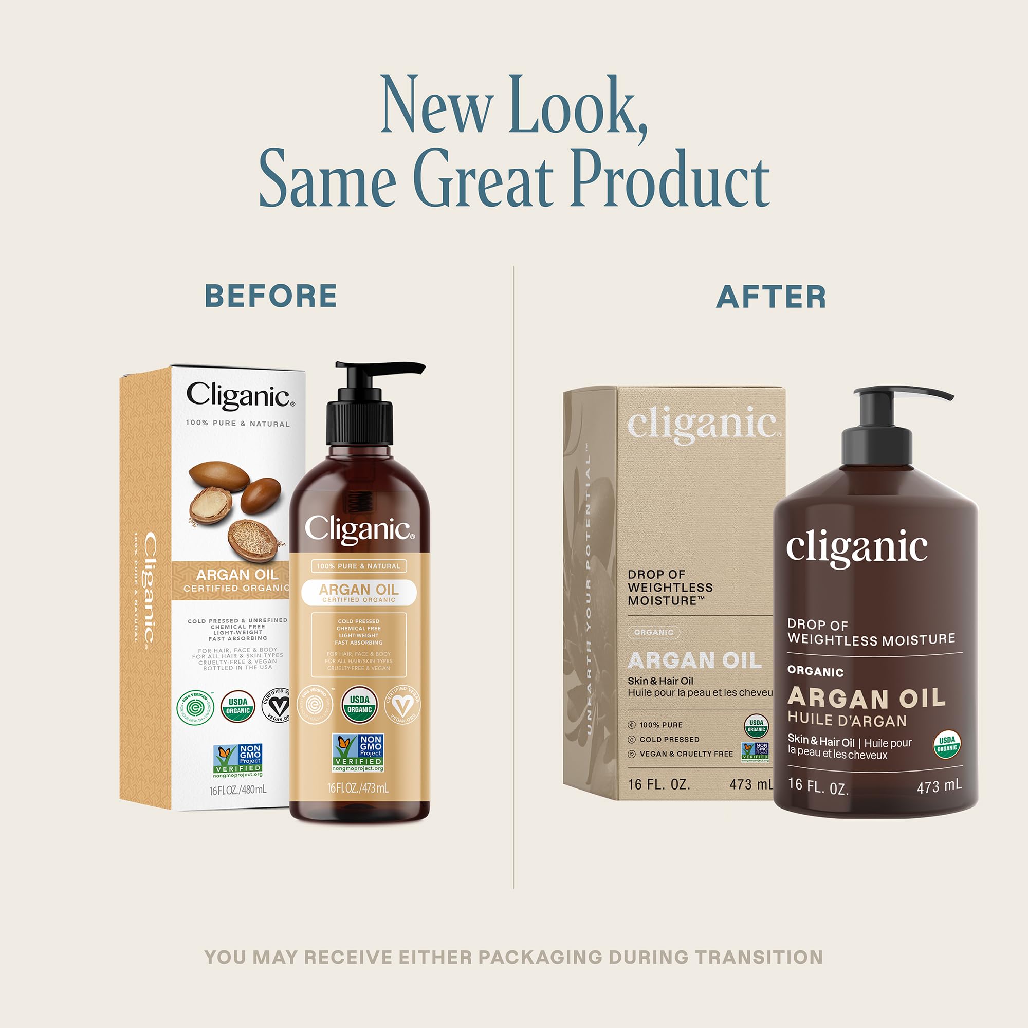 Cliganic USDA Organic Argan Oil