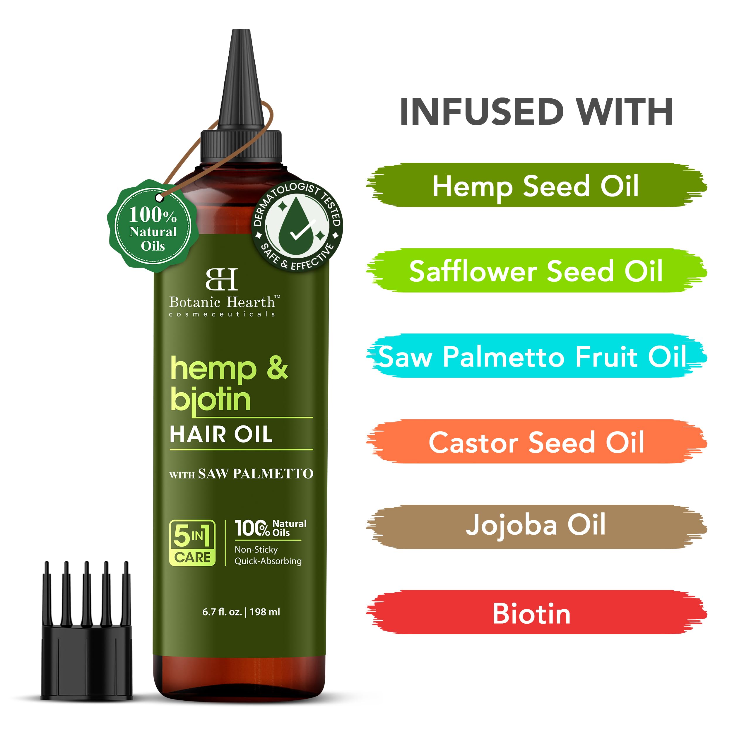 Botanic Hearth Argan, Castor or Rosemary Oil