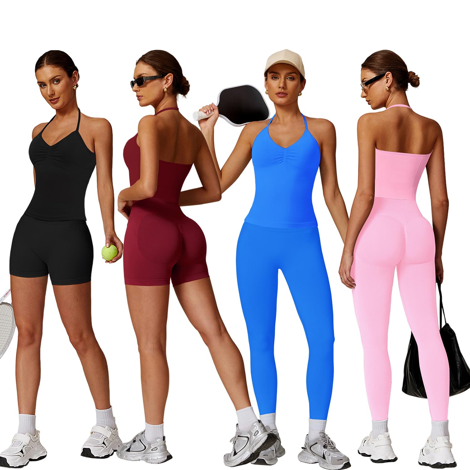 Jetjoy Halter Sports Bras