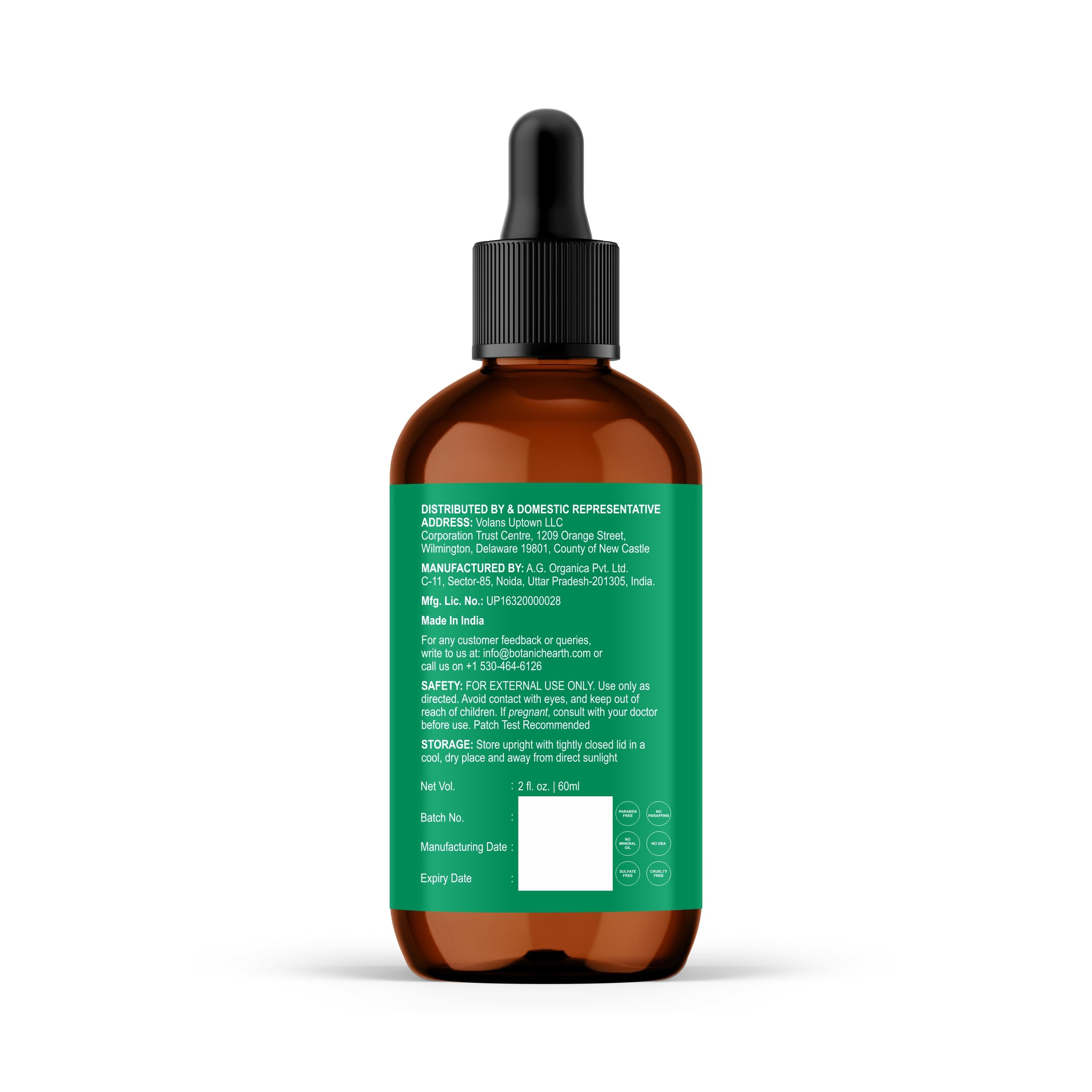 Botanic Hearth Argan, Castor or Rosemary Oil