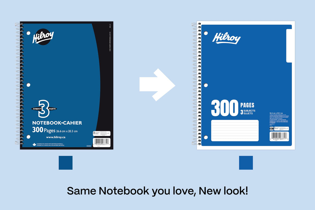 Hilroy Coil 3-subject Notebook