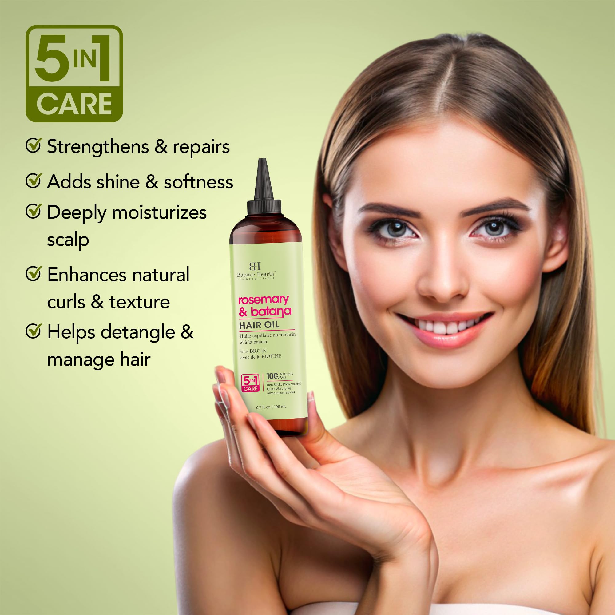 Botanic Hearth Argan, Castor or Rosemary Oil