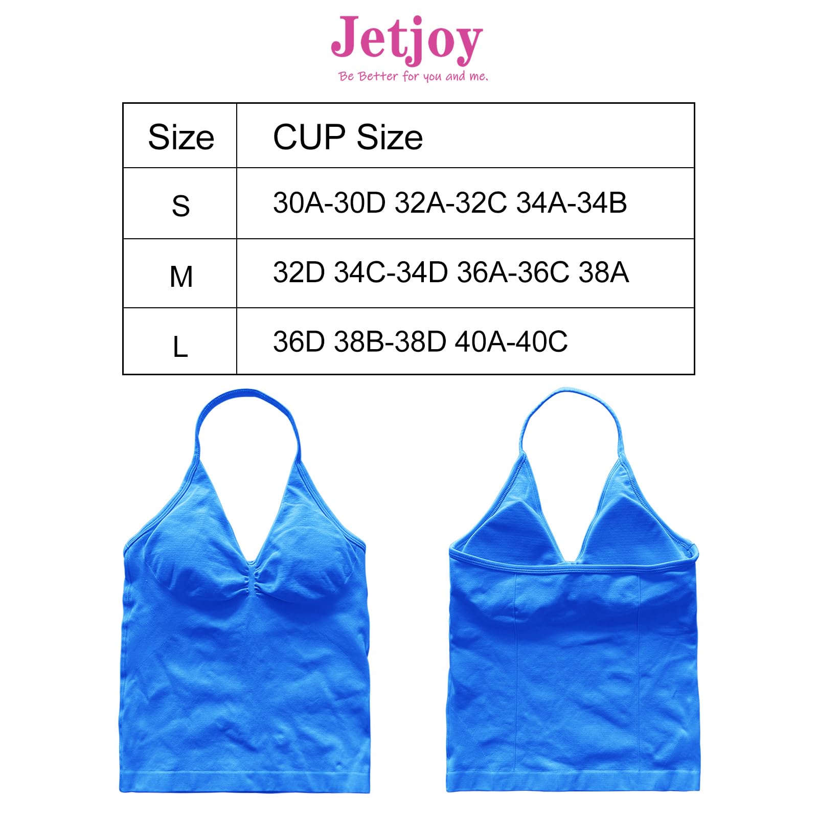 Jetjoy Halter Sports Bras