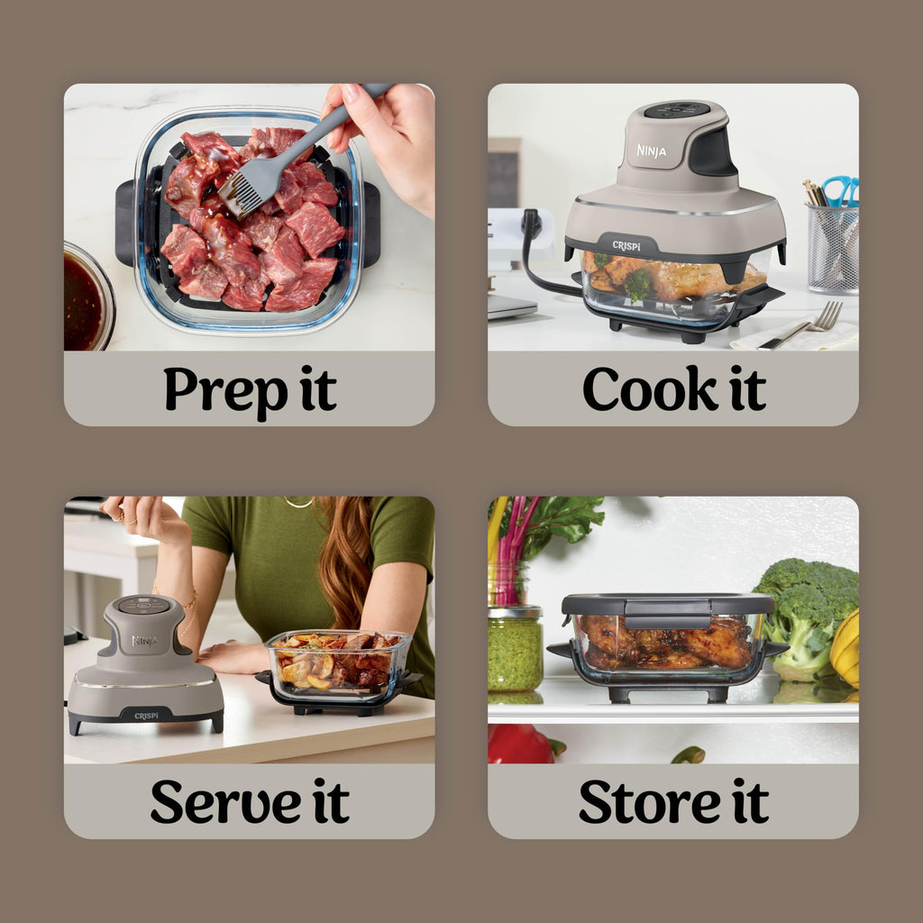 Ninja Crispi Portable Glass Air Fryer Cooking System