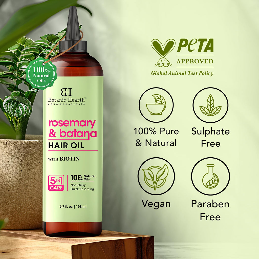 Botanic Hearth Argan, Castor or Rosemary Oil