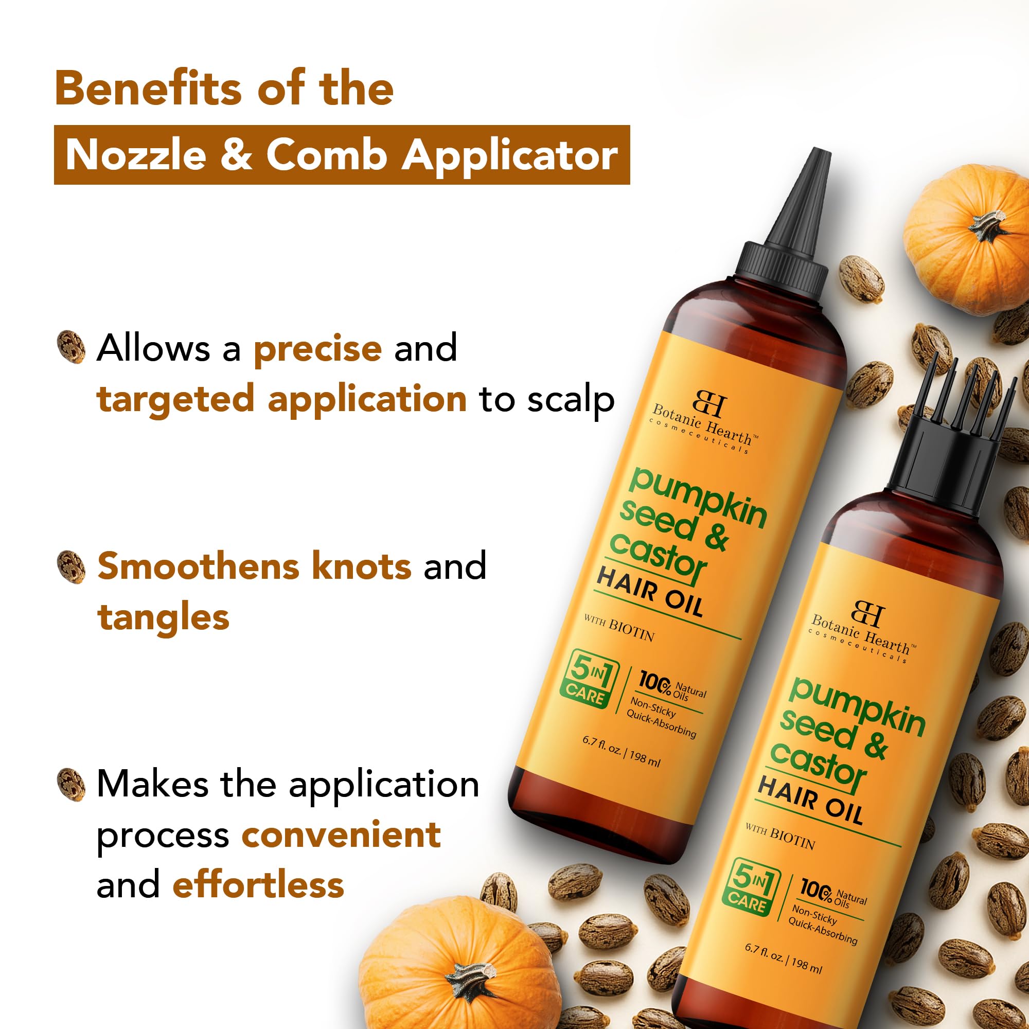 Botanic Hearth Argan, Castor or Rosemary Oil