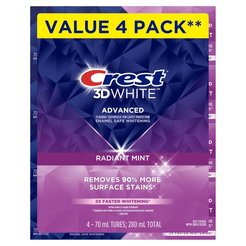 Crest 3D White Advanced Teeth Whitening Toothpaste