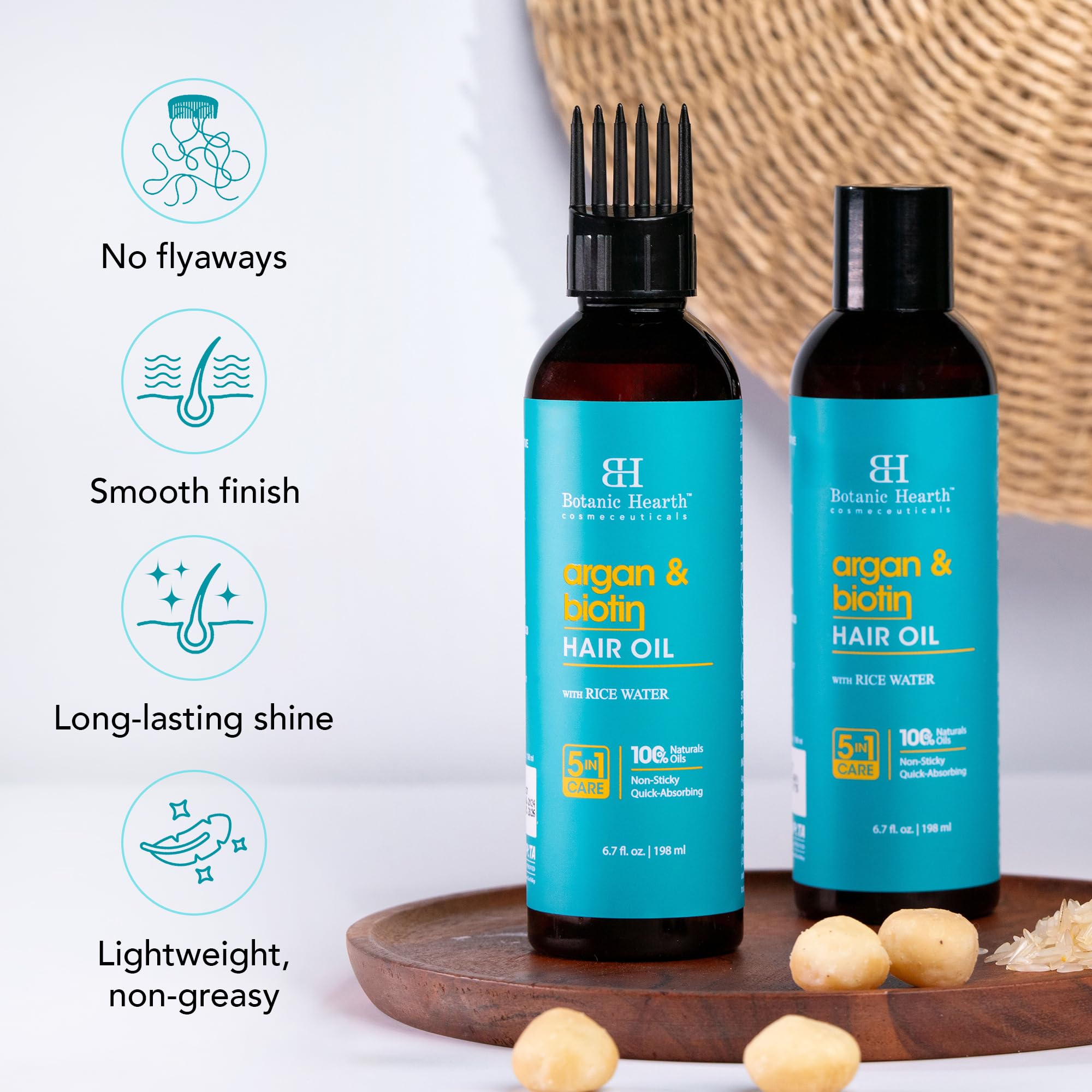 Botanic Hearth Argan, Castor or Rosemary Oil
