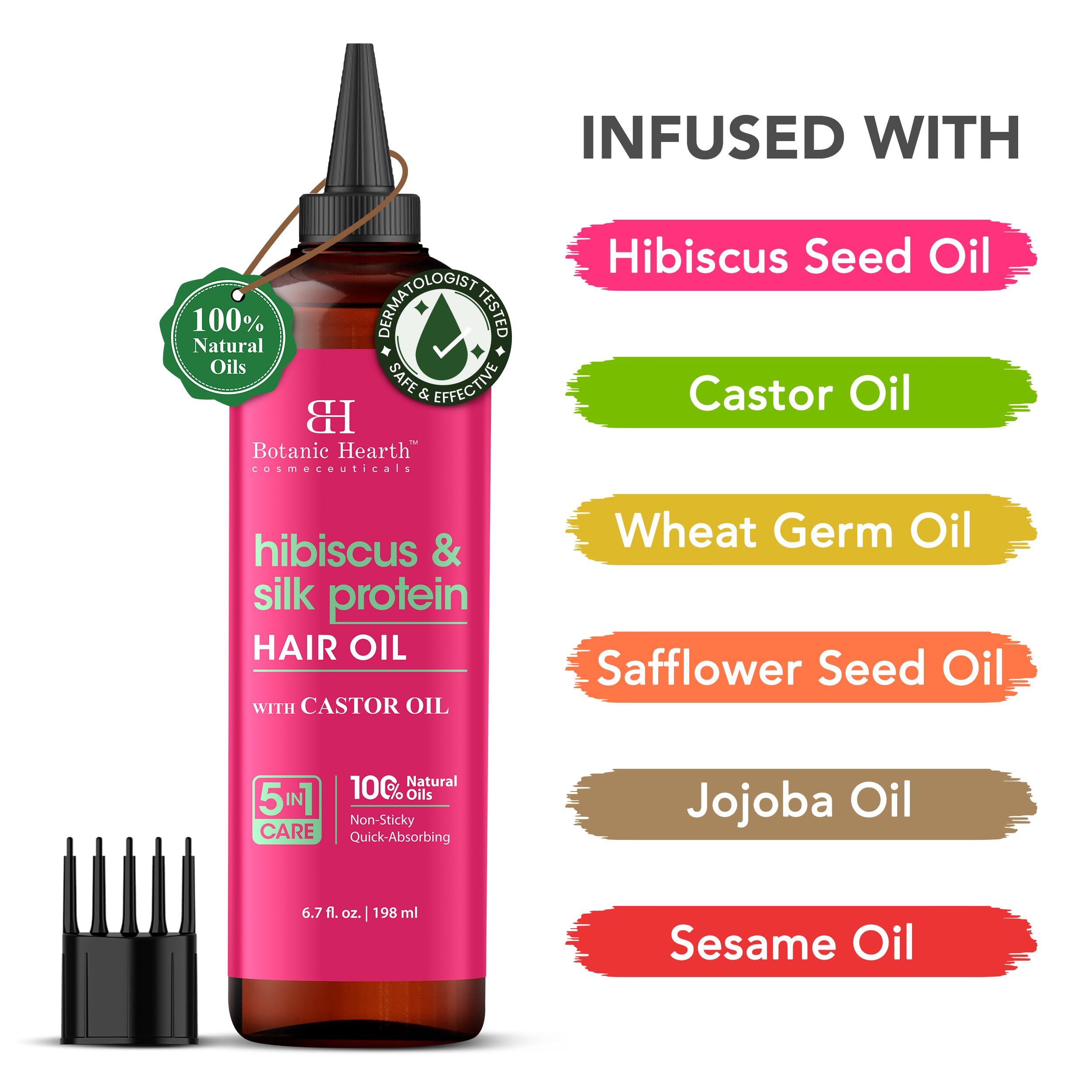 Botanic Hearth Argan, Castor or Rosemary Oil