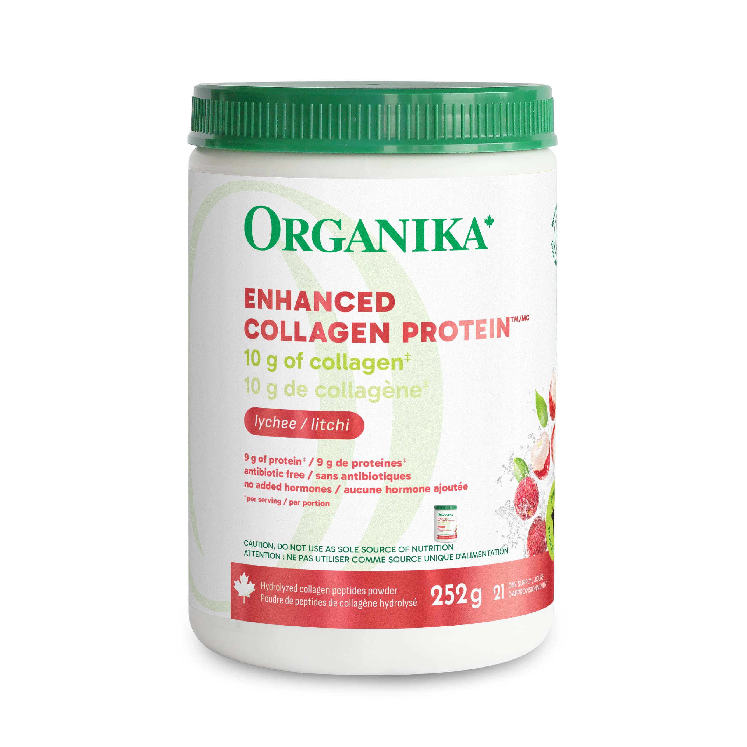 Organika Canadian-Made Enhanced Collagen Powder