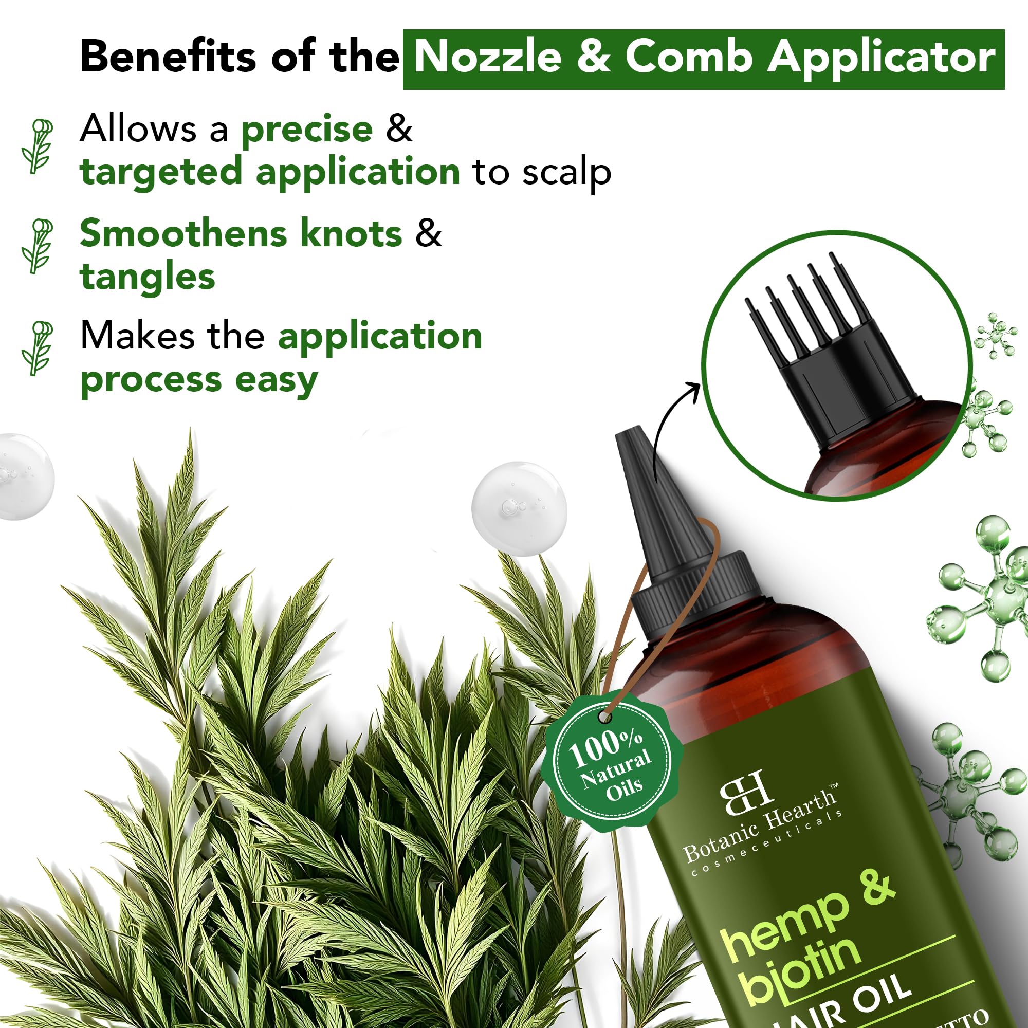 Botanic Hearth Argan, Castor or Rosemary Oil