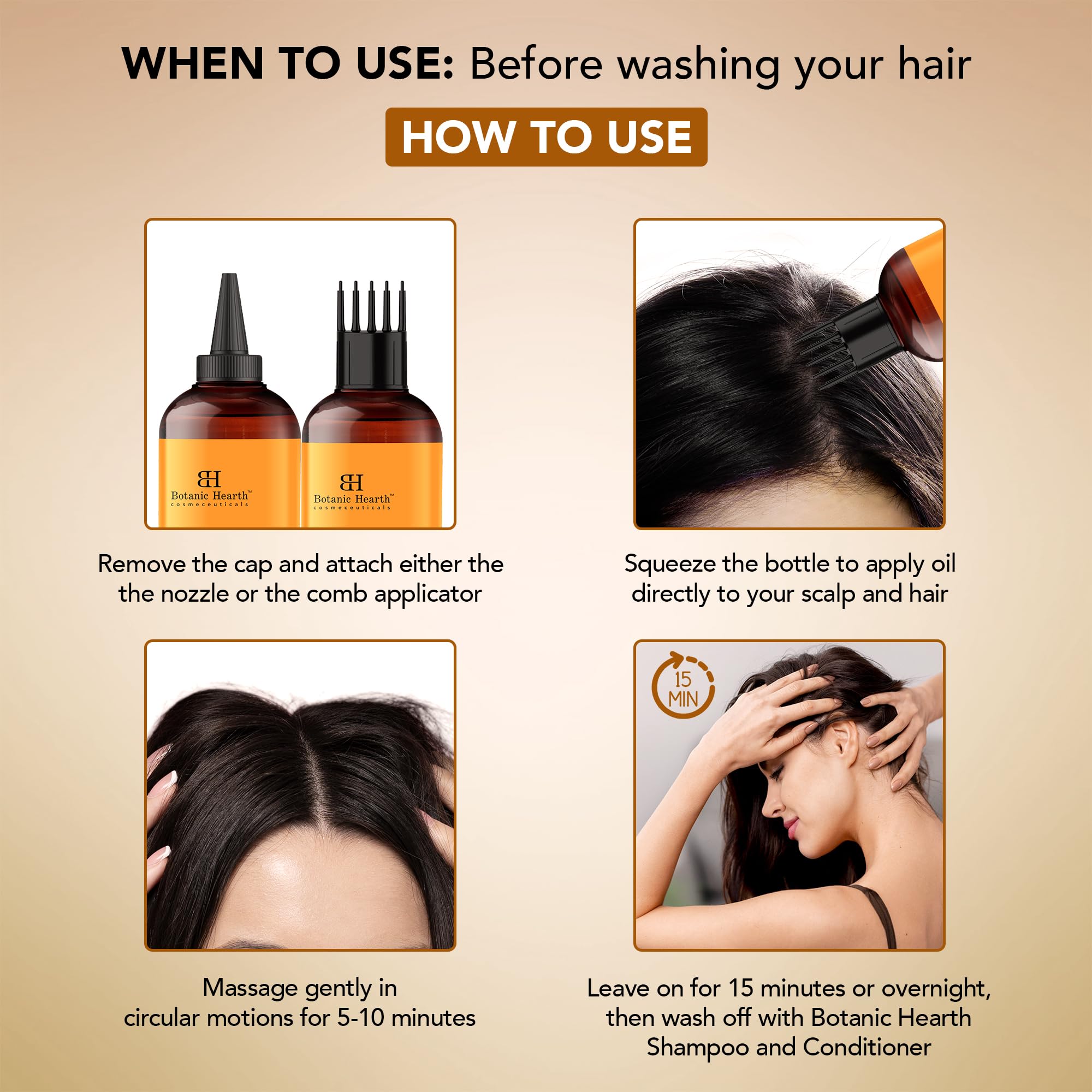 Botanic Hearth Argan, Castor or Rosemary Oil