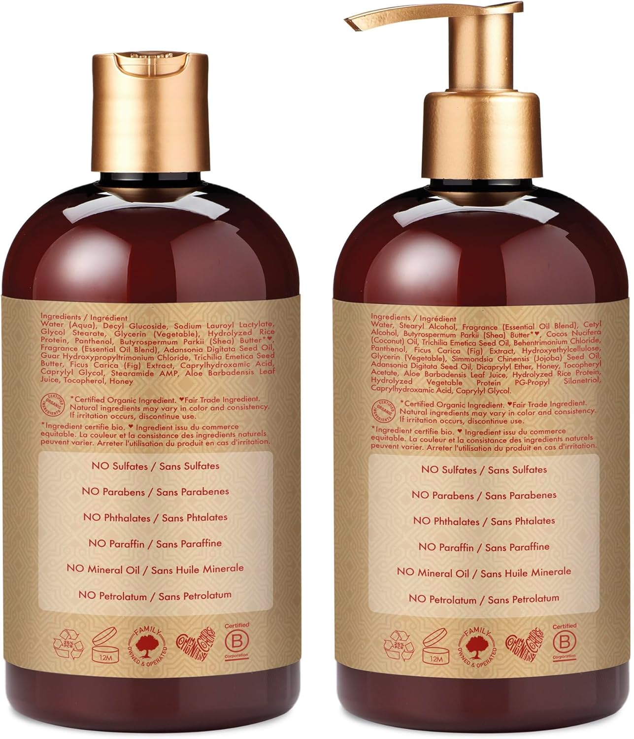Shea Moisture Manuka Honey and Mafura Oil Shampoo and Conditioner