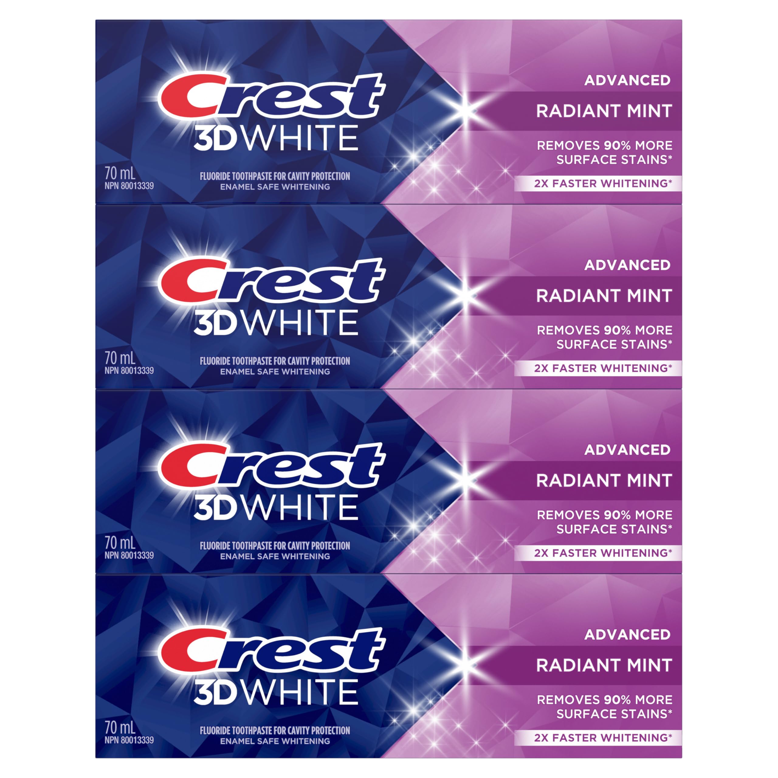 Crest 3D White Advanced Teeth Whitening Toothpaste