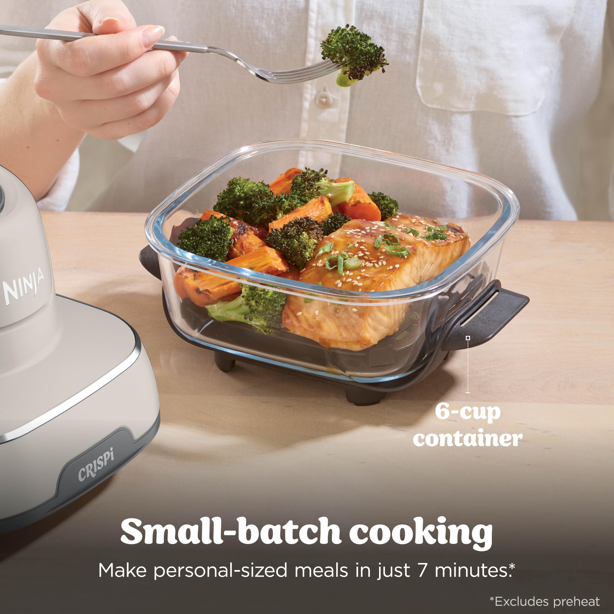 Ninja Crispi Portable Glass Air Fryer Cooking System