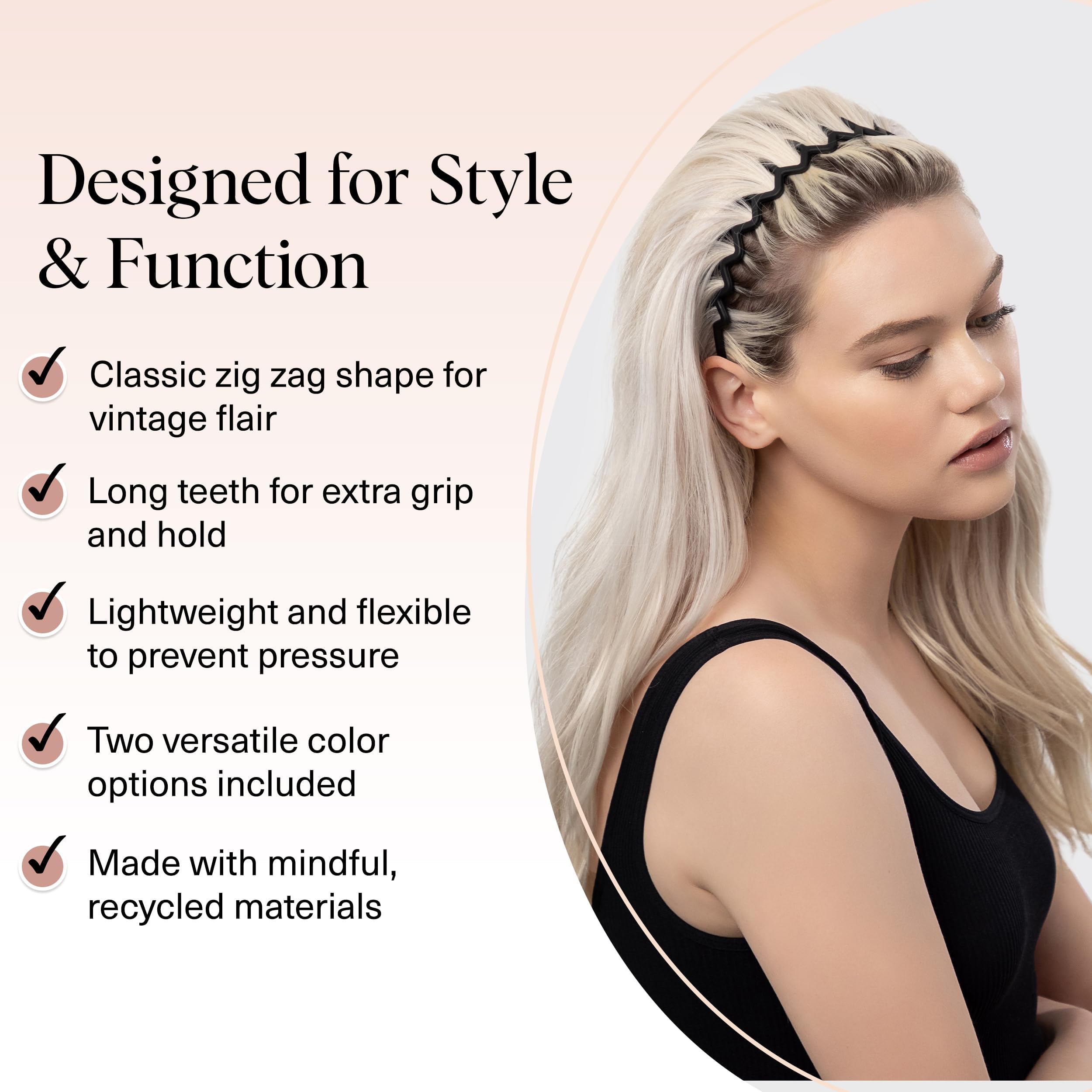 Kitsch Zig Zag Headbands