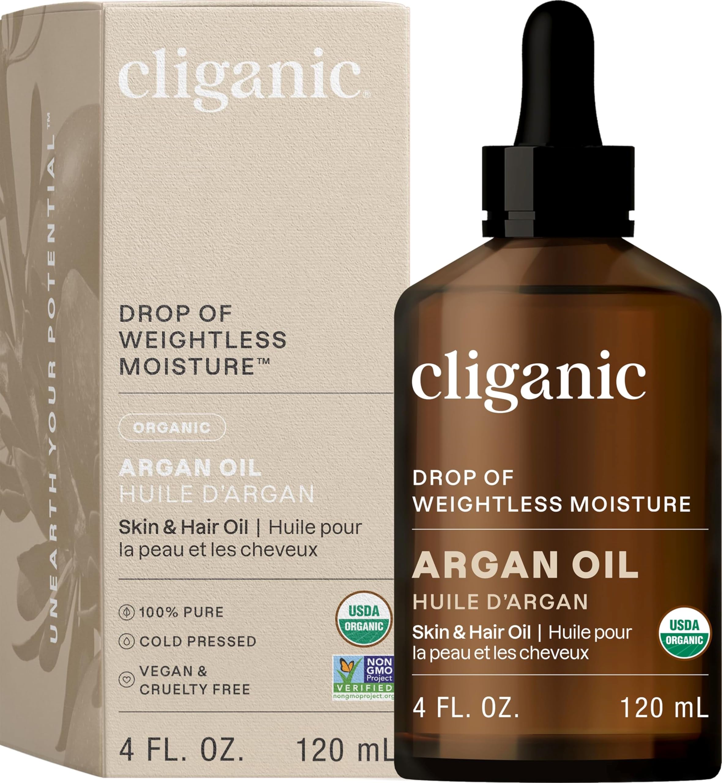 Cliganic USDA Organic Argan Oil