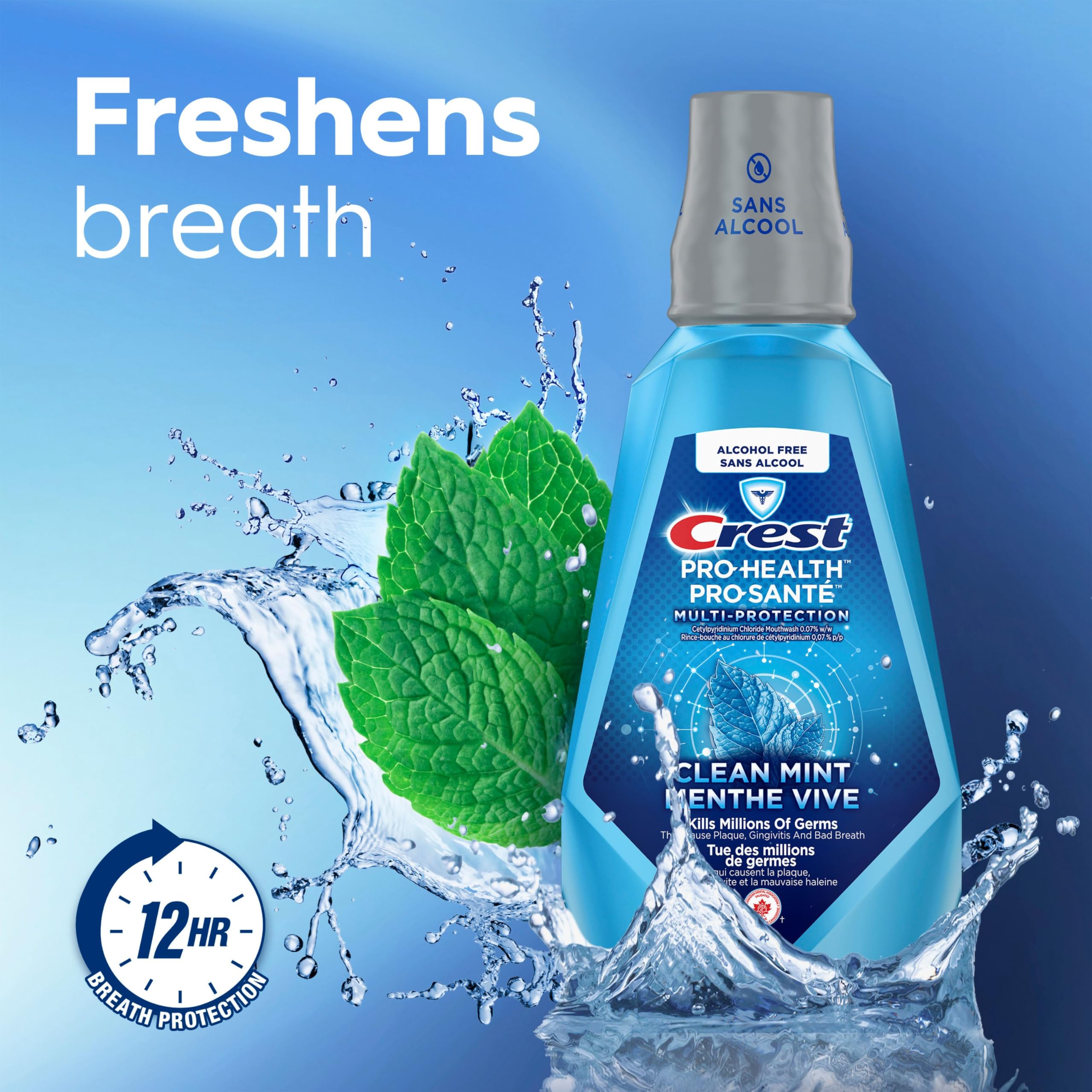 Crest Pro-Health Alcohol-Free Mouthwash